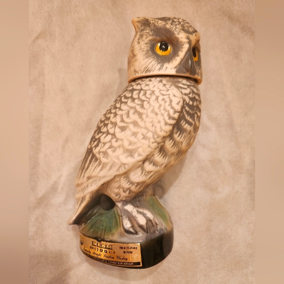 Other - RARE VTG 1970s Jim Bean Decanter- Owl